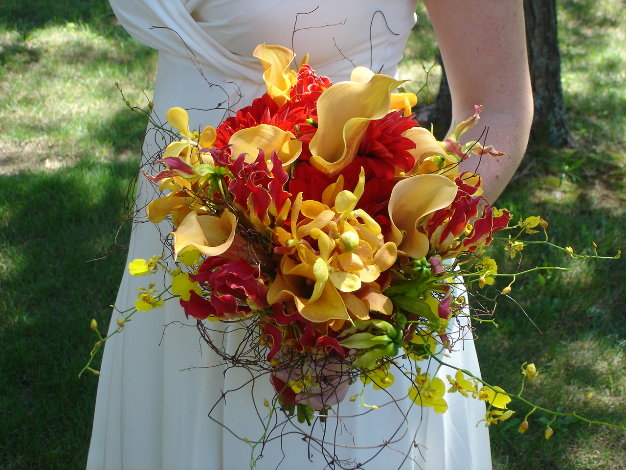 wedding flowers fall colors