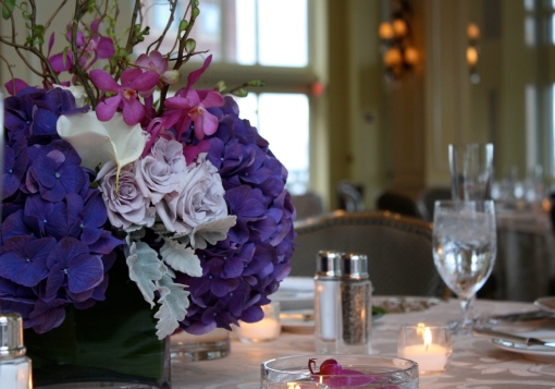 FInished Table Arrangement at the Boston Harbor Hotel